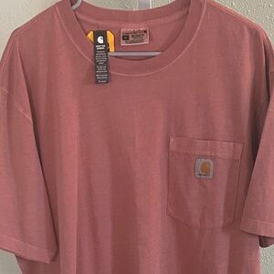 Carhartt Men's Brick Red Short Sleeve Tee